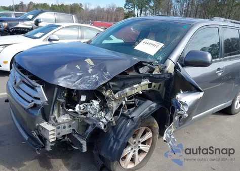 2012 Toyota Highlander Se z USA, uszkodzony, nr VIN 5TDZK3EH1CS068908